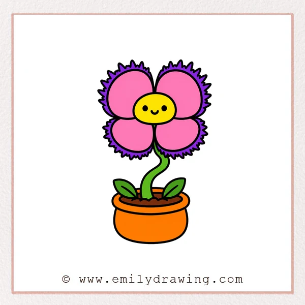 Preview of Venus Fly Trap drawing